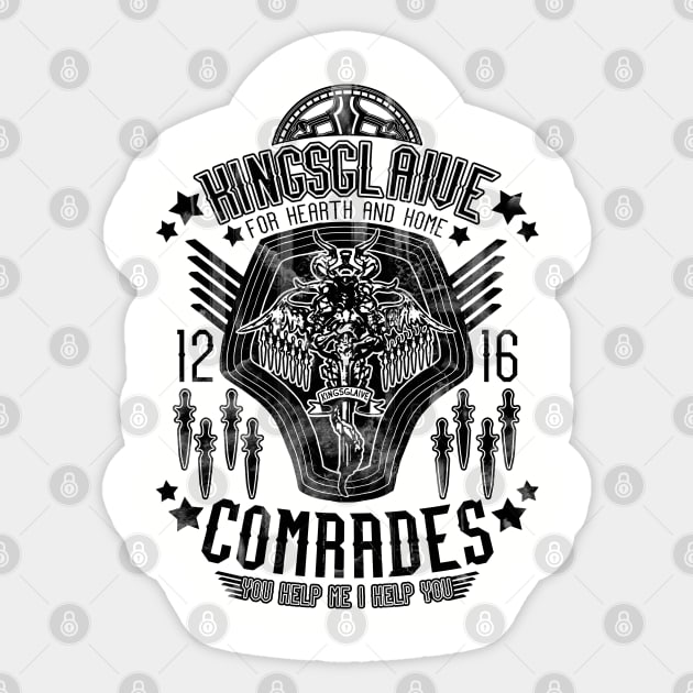 Kingsglaive Vintage Sticker by kingcael